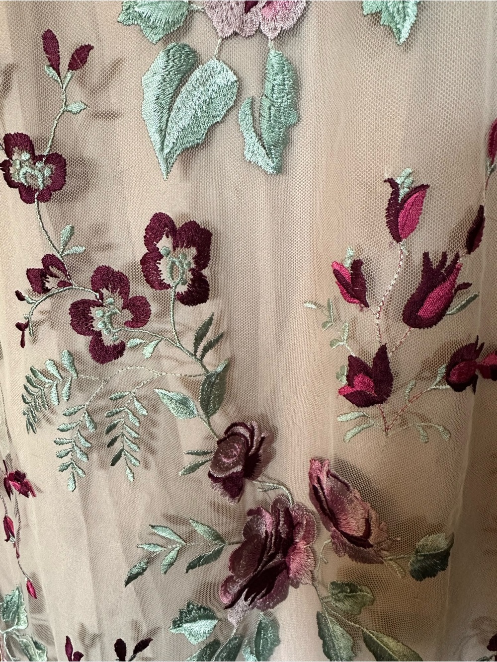 Jenny Yoo Julianna Enchanted Floral Vintage Iris embroidered gown size 2 - Picture 10 of 15